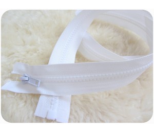 Reißverschluss aus Kunststoff 5mm trennbar 85cm -Weiß